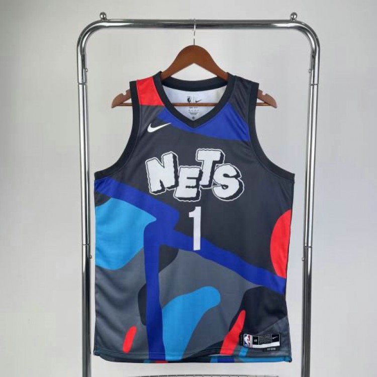 Maglia #1 Bridges Brooklyn Nets 2023-24 City Edition Swingman