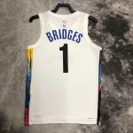 Maglia #1 Bridges Brooklyn Nets 22-23 city Bianco