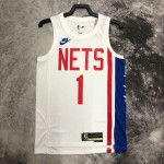 Maglia #1 Bridges Brooklyn Nets 22-23 classic Bianco