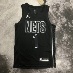 Maglia #1 Bridges Brooklyn Nets 22-23 statement Nero