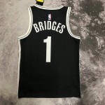 Maglia #1 Bridges Brooklyn Nets Nero