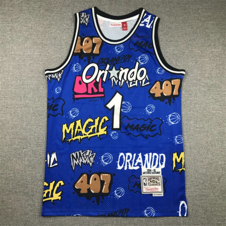 Maglia #1 Hardaway Orlando Magic Graffiti