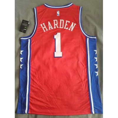 Maglia #1 Harden 76ers Rosso