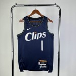 Maglia NBA 1 Harden Clippers 23-24 city Stampato