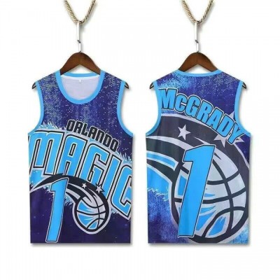 Maglia #1 Mcgrady Hip hop basketball