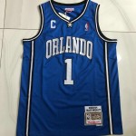 Maglia #1 Mcgrady Orlando Magic 2003-04 Autentico Blu