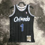 Maglia #1 Mcgrady Orlando Magic Vintage Nero Stampato