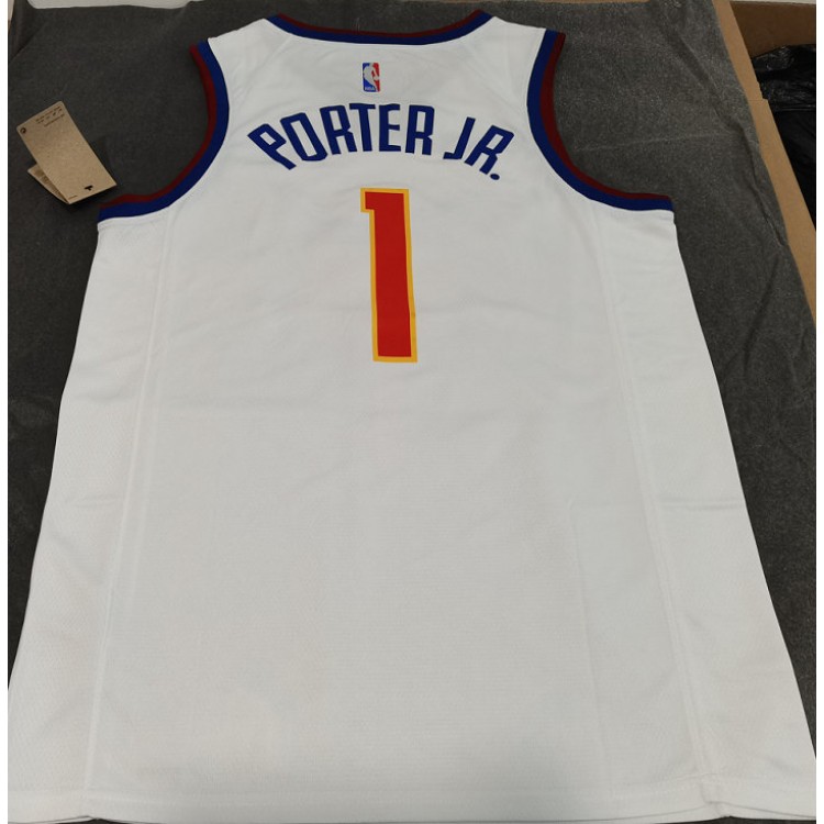 Maglia NBA 1 Porter Jr. Nuggets 2020-21 earned Bianco