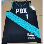 Maglia NBA 1 Simons Portland Trail Blazers 22-23 city Stampato