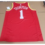 Maglia NBA 1 Thompson Rockets Retro Rosso