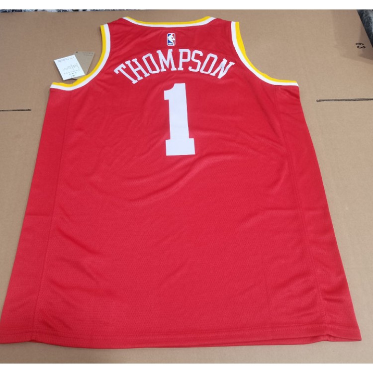 Maglia NBA 1 Thompson Rockets Retro Rosso