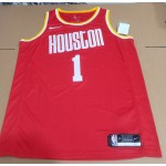 Maglia NBA 1 Thompson Rockets Retro Rosso