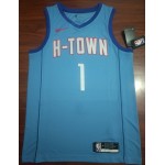 Maglia NBA 1 Wall Rockets 20-21 city Blu Stampato