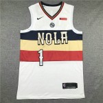 Maglia NBA 1 Willamson Pelicans earned Ricamato