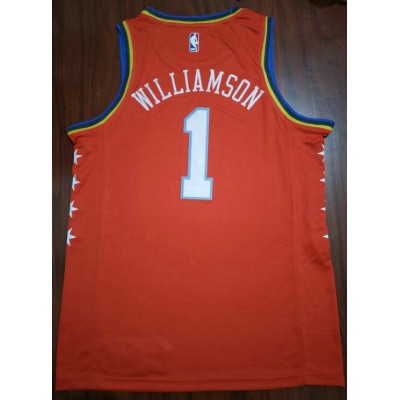 Maglia NBA 1 Williamson 2020 All-Star Rookie Game USA Stampato