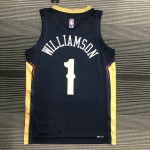 Maglia NBA 1 Williamson Pelicans 75th anniversary Blu