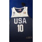 Maglia 10 Bryant 2019 fiba Blu Ricamato