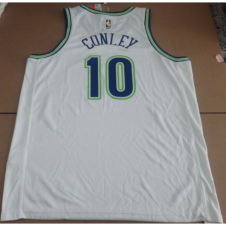 Maglia NBA 10 Conley Timberwolves 2023-24 Classic Bianco