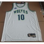 Maglia NBA 10 Conley Timberwolves 2023-24 Classic Bianco