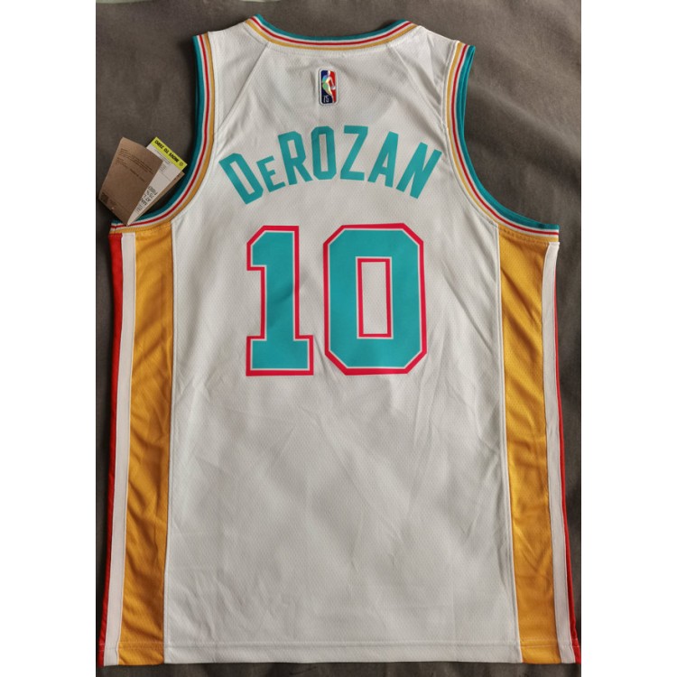 Maglia NBA 10 Derozan Spurs 21-22 city 75th Anniversary