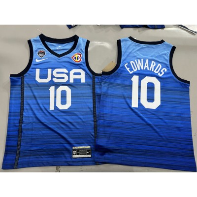 Maglia 10 Edwards 2023 USA Dream Blu