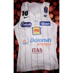 10 Forray Aquila Basket Trento 22-23 Away Maglia Bianco Uomo