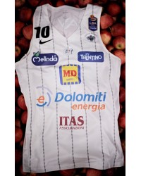 10 Forray Aquila Basket Trento 22-23 Away Maglia Bianco Uomo