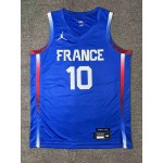 Maglia 10 Fournier France Olympics Limited Road Blu Uomo