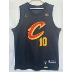 Maglia #10 Garland Cavaliers 22-23 Nero Ricamato