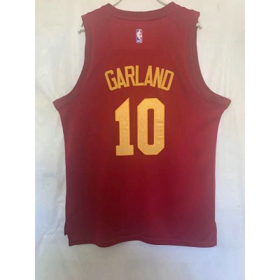 Maglia #10 Garland Cavaliers 22-23 Rosso Ricamato