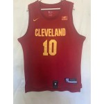 Maglia #10 Garland Cavaliers 22-23 Rosso Ricamato