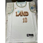 Maglia #10 Garland Cavaliers 22-23 city Bianco Stampato