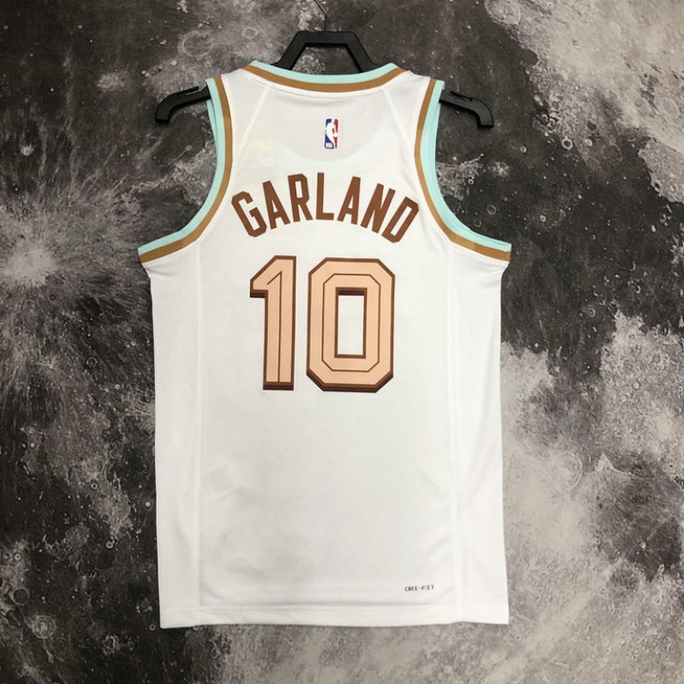 Maglia #10 Garland Cleveland Cavaliers 22-23 city Bianco