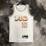 Maglia #10 Garland Cleveland Cavaliers 22-23 city Bianco