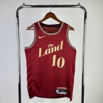 Maglia #10 Garland Cleveland Cavaliers 23-24 city Stampato