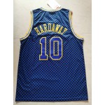 Maglia NBA 10 Hardaway Checkerboard Blu