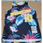 Maglia NBA 10 Hardaway warriors floral personnalis