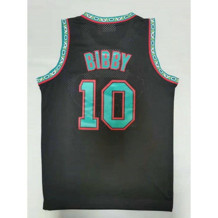 Maglia NBA 10 Mike Bibby Grizzlies 1998-99 Nero