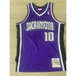 Maglia 10 Mike Bibby Sacramento Kings 2002-03 Viola