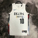 Maglia #10 Simmons Brooklyn Nets 2022-23 city Bianco Stampato