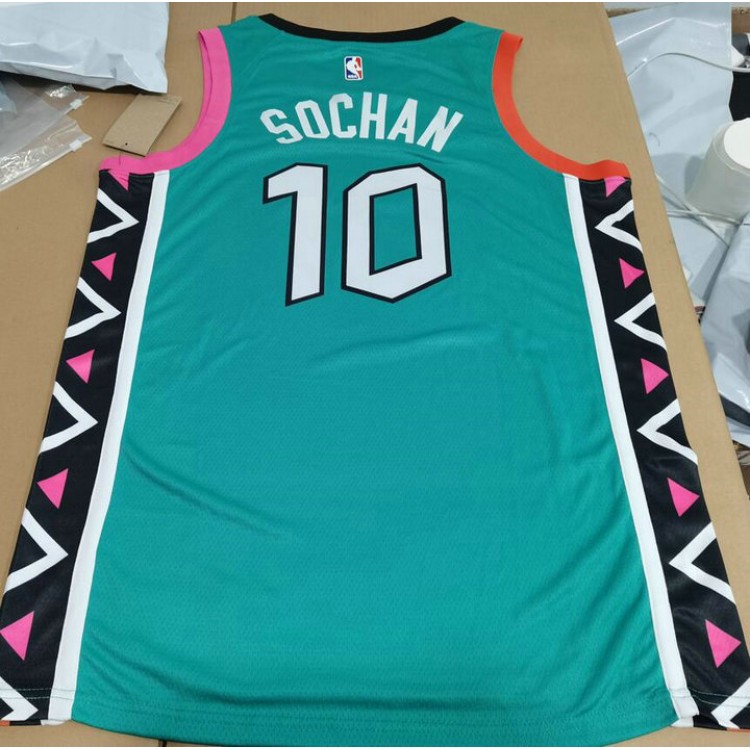 Maglia NBA 10 Sochan Spurs 22-23 city Blu Stampato