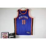 Maglia #11 Brunson Knicks 23-24 New York city Blu Stampato