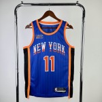 Maglia #11 Brunson Knicks 23-24 city Blu Stampato