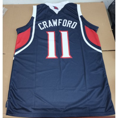 Maglia NBA 11 Crawford Atlanta Hawks Retro Stampato