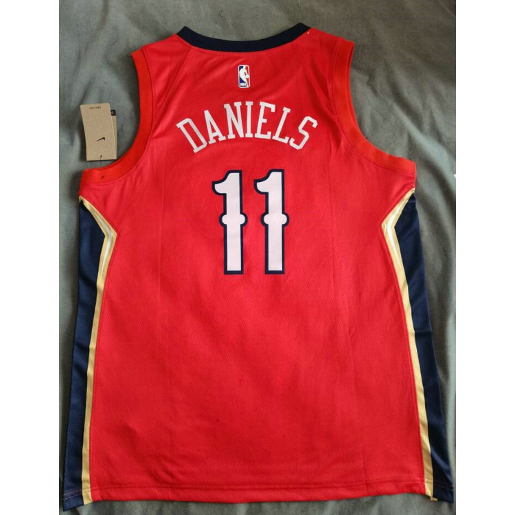 Maglia NBA 11 Daniels New Orleans Pelicans Rosso