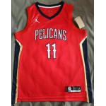 Maglia NBA 11 Daniels New Orleans Pelicans Rosso