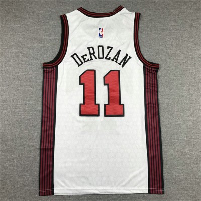 Maglia NBA 11 Derozan Bulls 22-23 city con Toppe Ricamato