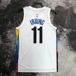 Maglia #11 Irving Brooklyn Nets 2022-23 city Bianco Stampato