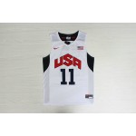 Maglia 11 Love 2012 Team USA Olympics Bianco