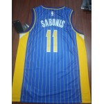 Maglia #11 Sabonis Indiana Pacers 2020-21 city Blu Stampato